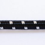 SC5 - multi-strand bungee 5mm Black with white fleck