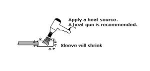 Heat Gun description for using Whipping Ends on Bungee to prevent fraying