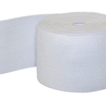 White Elastic 50mm width