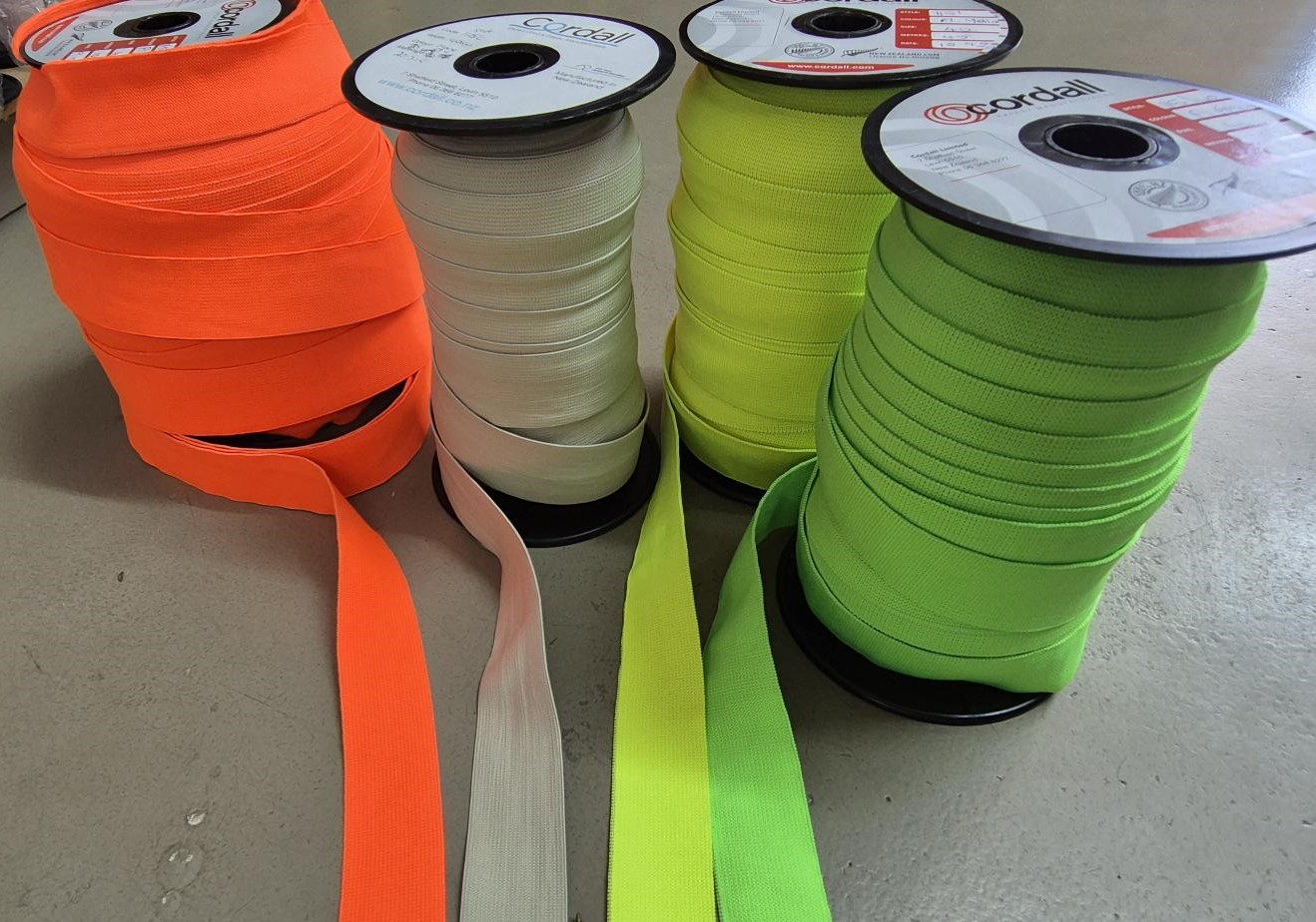 40mm Elastic in Solid Bright colours